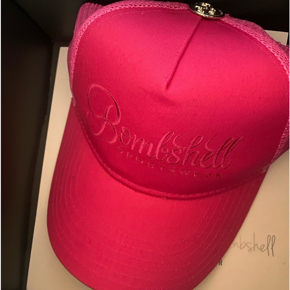 Pink Bombshell Sportswear Snapback Hat
